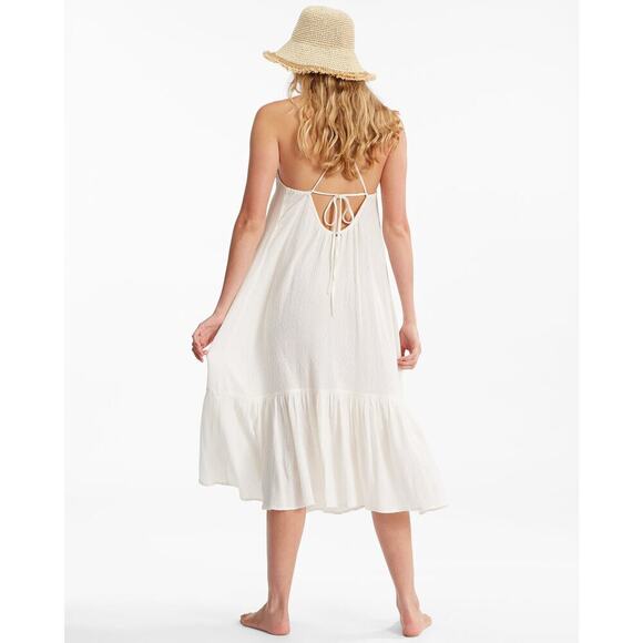 Billabong Ready For Sun - Beach Cover- Up Womens Size M Ecru - Picture 2 of 10